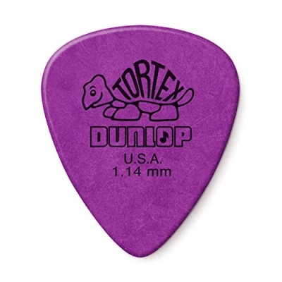 Afbeelding van Dunlop Tortex Standard 1.14mm paarse gitaar plectrum, 24 stuks