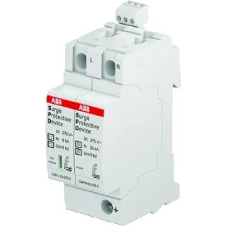 Afbeelding van Abb ovr qs overspanningsbeveiliging type 2 1p n imax 40ka in 20ka up 1 4kv un 230 400v uc 275v 1w cardridge vervangbaar 2ctb803972r0500