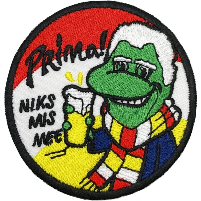 Afbeelding van Fjesta© Oeteldonk embleem Prima, niks mis mee!