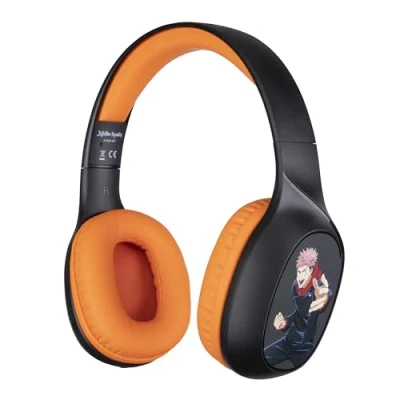 Afbeelding van Jujutsu Kaisen draadloze koptelefoon 30 uur speeltijd microfoon bluetooth 5.3 verstelbaar