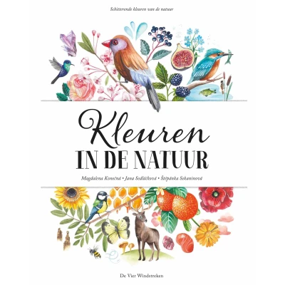 Afbeelding van de Vier Windstreken Kleuren in natuur