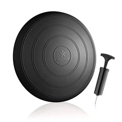 Afbeelding van Balkussen, inclusief pomp; diameter: 33 cm; met noppen; balanskussen geschikt voor fitnesstraining, revalidatie, houdingscorrectie en evenwichtsoefeningen