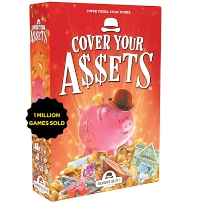 Afbeelding van Grandpa Beck&#039;s Games Cover Your Assets Card Game 2 6 Players Ages 8+ English