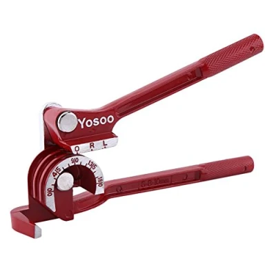 Afbeelding van Keenso 3 in 1 180 graden 1/4 inch 5/16 3/8 buisbuigmachine krachtige buisbuiggereedschap buigmachines buisbuigmachines voor 6/8/10 mm buizen (1/4 inch). Buigmachine 15Mm