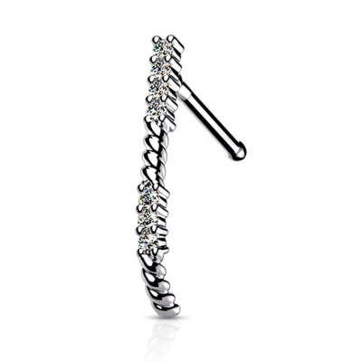 Afbeelding van Neuspiercing crawler wit