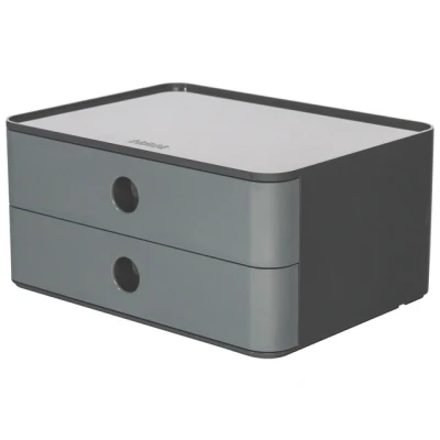 Afbeelding van Han ladenblok Allison, smart box met 2 laden, grijs