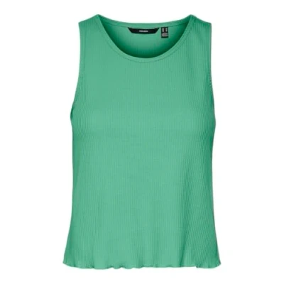 Afbeelding van VERO MODA Women&#039;s VMEMMA Tank NOOS Top, Jade Cream, L, L