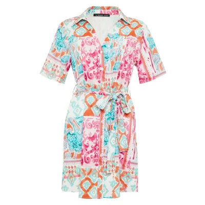Afbeelding van Threadbare Blousejurk, Dames, Maat: 38, Multicoloured