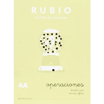 Afbeelding van Wiskundeschrift Rubio Nº4A A5 Spaans 20 Lakens (10 Stuks)