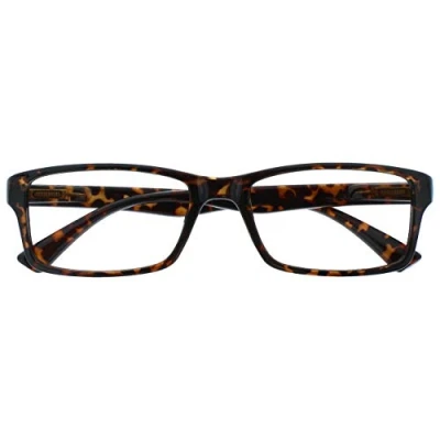 Afbeelding van The Reading Glasses Company Bruine schildpadlezers Designer stijl Mens Womens UVR092BR +1.50