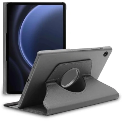 Afbeelding van ebestStar Hoes voor Samsung Galaxy Tab A9+ (2023) SM X210, Roterende Etui, Case, 360 Draaibaar hoesje, Grijs