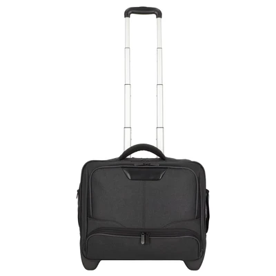 Afbeelding van Dermata Businesstrolley 44 CM Laptopfach Trolley, Maat: One Size, Schwarz