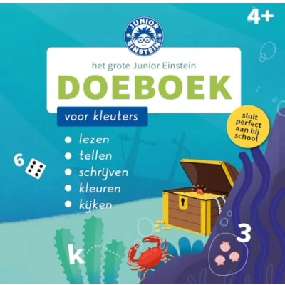 Afbeelding van Het grote Junior Einstein doeboek voor kleuters (Paperback)