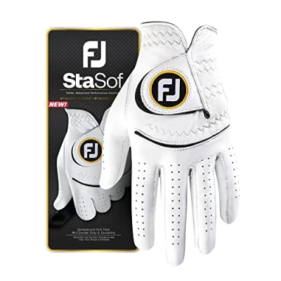 Afbeelding van FootJoy StaSof Golfhandschoen voor heren, Pearl