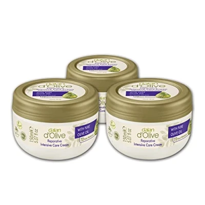 Afbeelding van 3x Dalan d&#039;Olive intensieve crème 150 ml doos