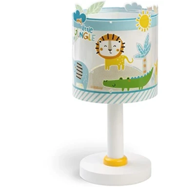 Afbeelding van Dalber kinder tafellamp Bureau kinderkamer kinderlamp My Little Jungle dieren oerwoud