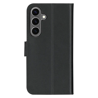 Afbeelding van Samsung Galaxy S25 Plus Hoesje Echt leder dbramante1928 Bookcase Zwart Telefoonhoesje