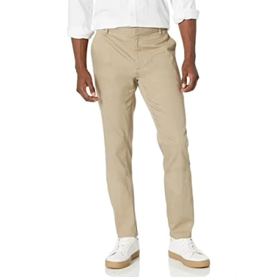 Afbeelding van Amazon Essentials Heren Slim Fit Kreukbestendige Flat Front Stretch Chino Broek, Tan, 40W/29L