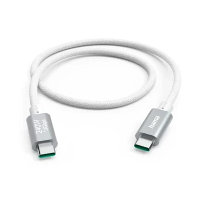 Afbeelding van Hama Full Featured, 1,5 m, USB C, 3.2 Gen 2 (3.1 2), 10 Gbit/s, Wit