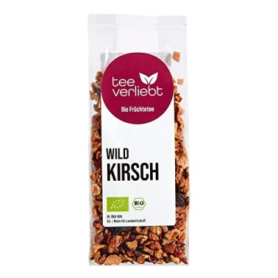 Afbeelding van FRUTEG Loser Fruit Tea Wild Cherry 100 g thee losse fruitig fresh mix muis gecontroleerde biologische motor bio los 100g