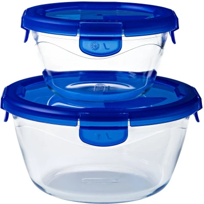 Afbeelding van Ovenschaal Pyrex Cook &amp; Go Rond met Deksel (Set van 2)