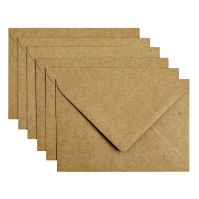 Afbeelding van Envelop Papicolor C6 114x162mm kraft bruin