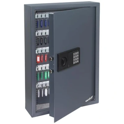 Afbeelding van HMF 2100 11 sleutelkluis met elektronisch slot, 108 haken, 66,5 x 43 13 cm, antraciet