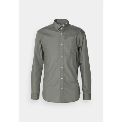 Afbeelding van Jack &amp; Jones Jjjoe Plain Zakelijk overhemd, Heren, Maat: Small, Castor gray