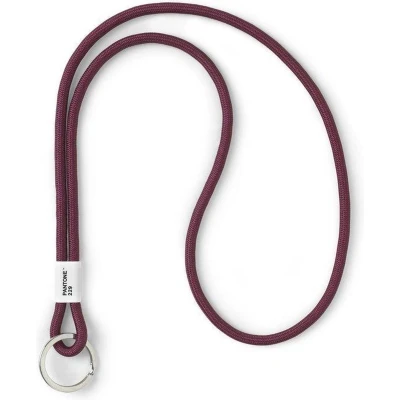 Afbeelding van Copenhagen Design Pantone Sleutelhanger met Koord Keycord Bordeaux