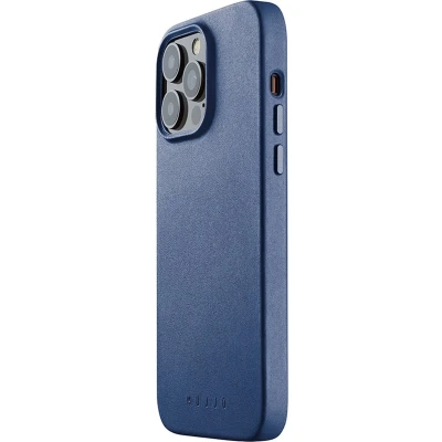 Afbeelding van MUJJO Leather Case with MagSafe iPhone 14 Pro Max blauw CL 029 BL
