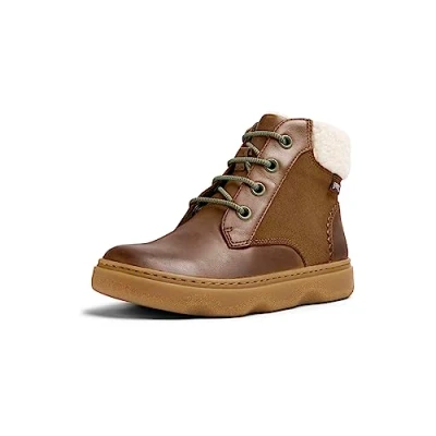 Afbeelding van Camper Kiddo KIDS Veterboots voor kinderen, Maat: 28, Medium brown Leer en textiel