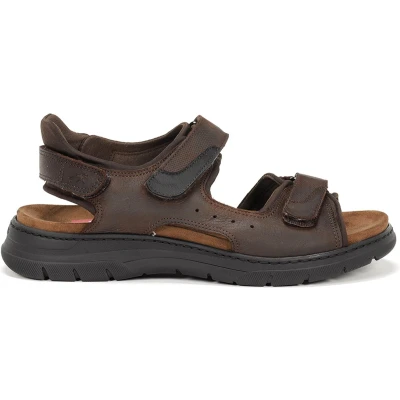 Afbeelding van Fluchos Heren cognac/caramel sandalen maat 40