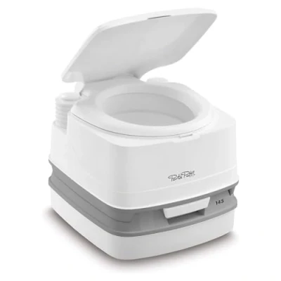 Afbeelding van Thetford 92802 Porta Potti 145 Draagbare toiletQube, wit grijs, 330 x 383 427 mm