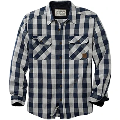 Afbeelding van Legendary Whitetails heren Tough as Buck zwaargewicht flanellen overhemd button down