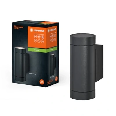 Afbeelding van LEDVANCE ENDURA CLASSIC ITYS W Außenleuchte, Wandleuchte, GU10, dunkelgrau, Aluminium, einfache Installation, Diffusor aus Glas oder PMMA, IP65 Schutzklasse,indirekte Beleuchtung