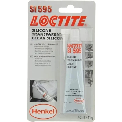 Afbeelding van Loctite 026019 595 navultube lijm en afdichtmiddel, silicone, transparant, 40 ml