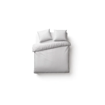 Afbeelding van Karlsson Dekbedovertrek Brit 200 x 200/210/220 cm wit