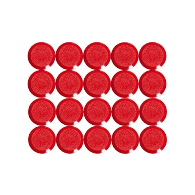 Afbeelding van Maul whiteboardmagneet 15mm 1,7 g rond 20 stuks Rood