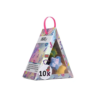 Afbeelding van Create it! Bad bruisballen driehoek 10 pack Ster 8719668001121