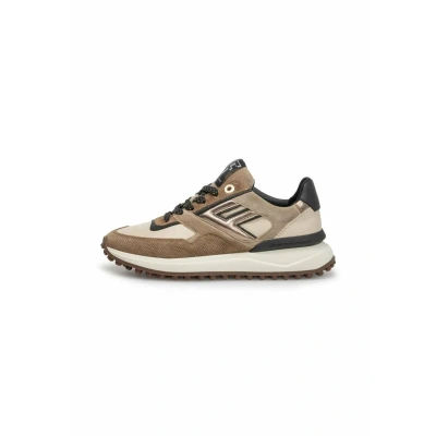 Afbeelding van Floris van Bommel Noppi 36.16 suède sneakers taupe