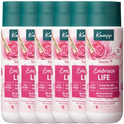 Afbeelding van Kneipp Embrace Life Douchegel 6 x 200 ml Voordeelverpakking
