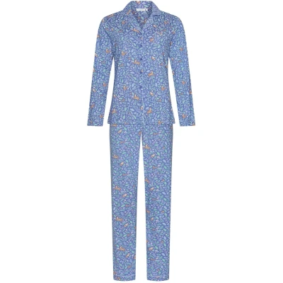 Afbeelding van Rebelle Forest Animal Pyjama Bio Katoen Doorknoop Maat 42