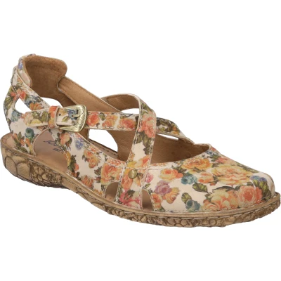 Afbeelding van Josef Seibel Rosalie Sandalen, Dames, Maat: 37, Beige multi Leer