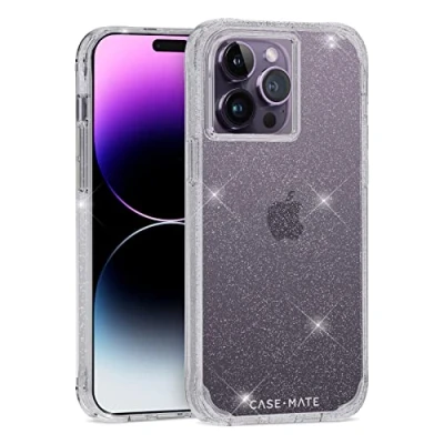 Afbeelding van Case Mate iPhone 14 Pro Max hoesje Zeepbel [10FT valbescherming] [Compatibel met draadloos opladen] Luxe iriserend werveleffect voor 6,7 inch, krasbestendig, schokbestendig