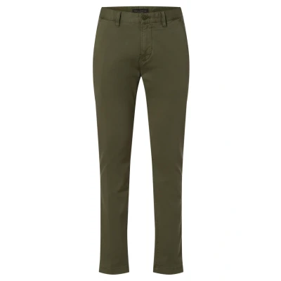 Afbeelding van Marc O&#039;Polo heren Stig tapered fit chino met stretch in de kleur Groen, maat: W32/L32