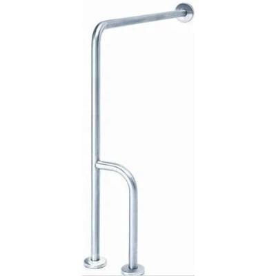 Afbeelding van MediQo line right angled bar wall floor BSI020CS RVS