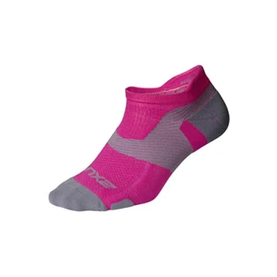 Afbeelding van 2XU Unisex&#039;s Vectr kussen zonder showsokken, Magenta/lichtgrijs, groot