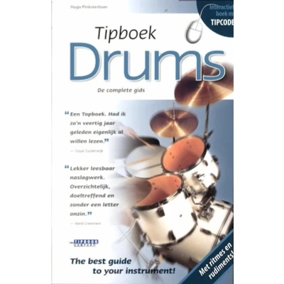 Afbeelding van Tipboek drums met tipcodes