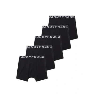 Afbeelding van Frank Dandy Men&#039;s 5 P Solid Tencel boxershorts, zwart, XL (5 pack),