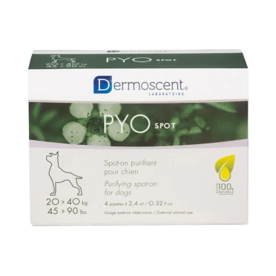 Afbeelding van Dermoscent PYOspot hond 20 40 kg 4 pipetten